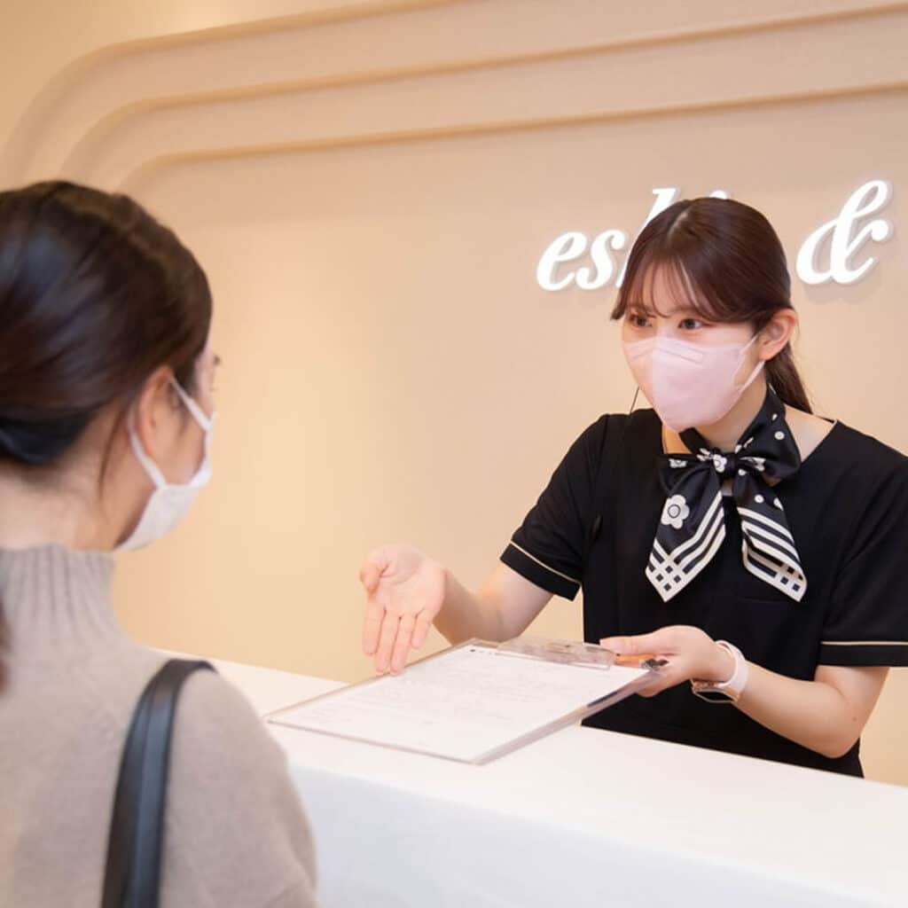 働いている受付カウンセラー