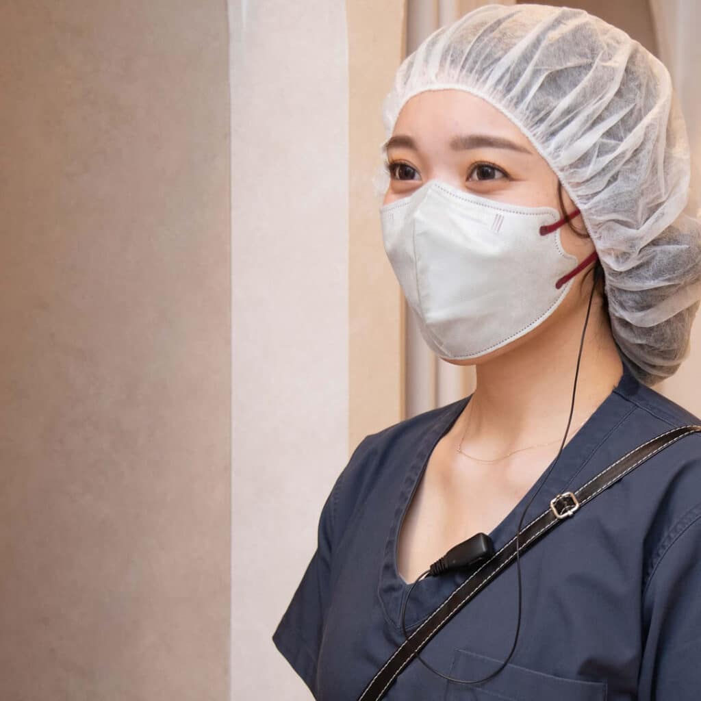 美容クリニックで働いている看護師