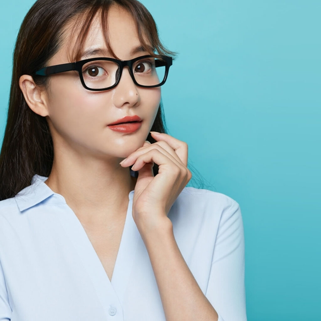 どんな人に埋没法が向いているかを説明する看護師
