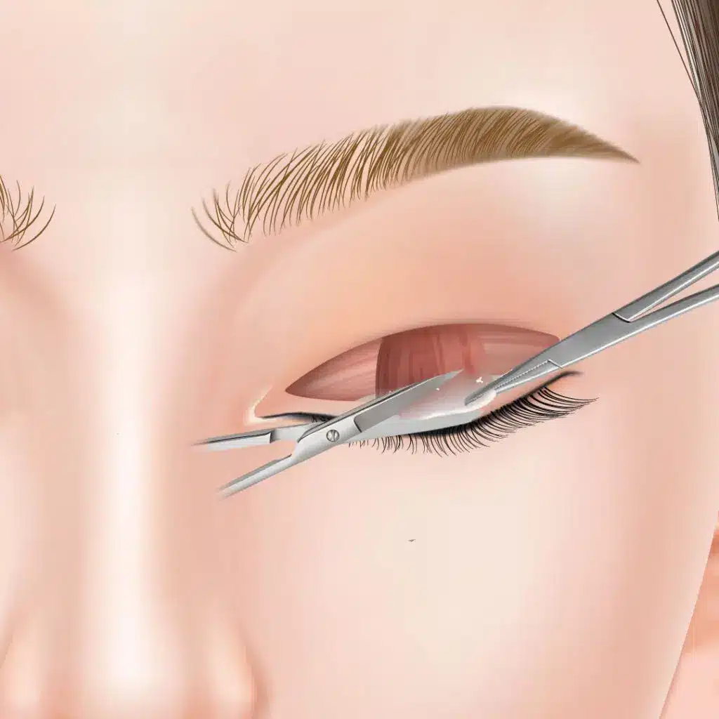 眼瞼下垂　手術方法　大阪梅田