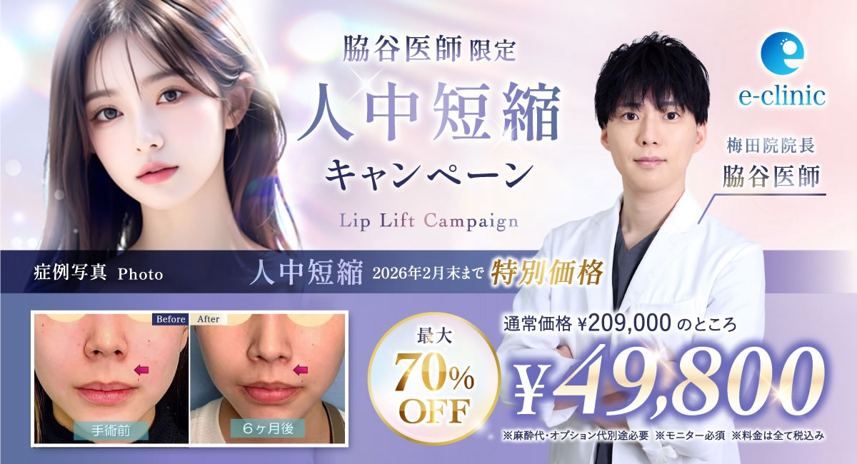 脇谷医師人中短縮キャンペーン