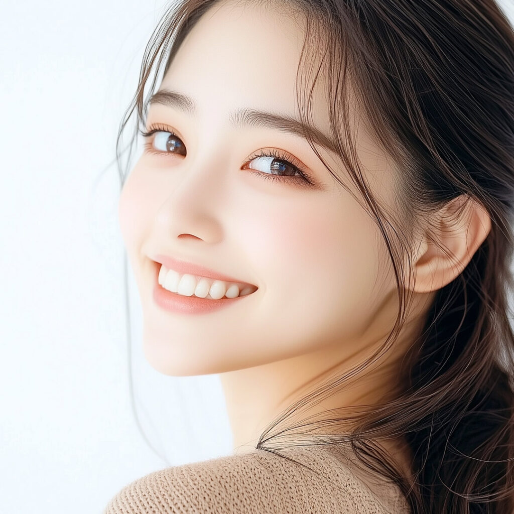 リフトアップしている女性